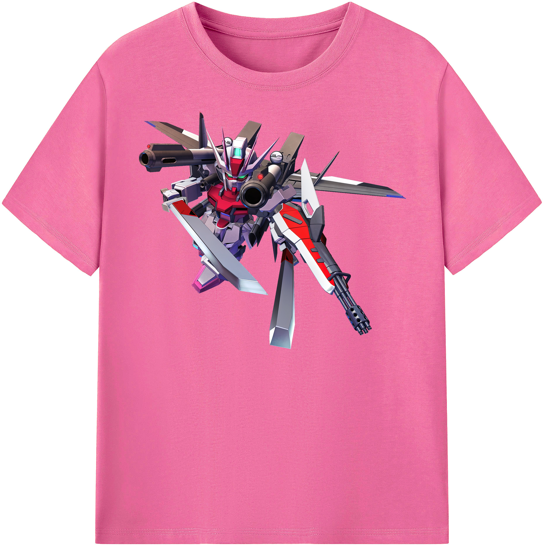 （画像用） 機動戦士ガンダム Mobile Suit Gundam レディースカジュアルプリントTシャツ（綿100％）